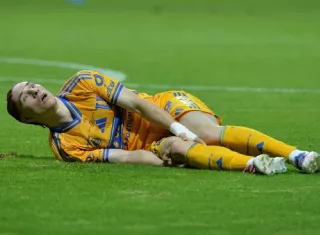 Marcelo Flores cuando se lesionó.