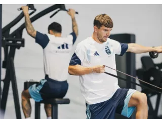 Preparación del equipo de Argentina en la ciudad de Argentina.