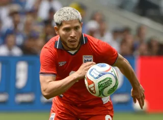 Cristian Martínez, mediocampista de Panamá.