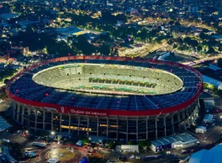 Vista panorámica del Estadio Ciudad de México, sede de una de las tres inauguraciones que se darán en este Mundial 2026.