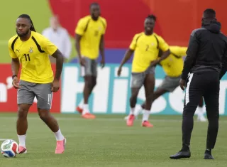 Entrenamiento de Ghana.