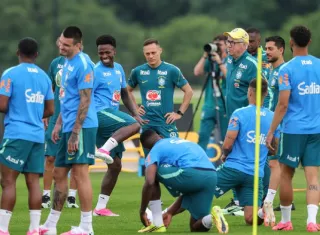Entrenamiento de Brasil.