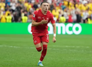 Ruben Vargas, jugador de Suiza.