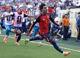Ferran anotó el gol del triunfo español.