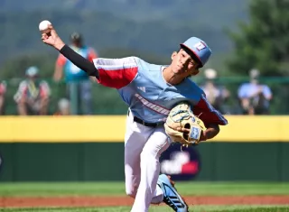 Obed Fuentes, pitcher de Panamá.