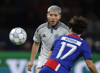Cristian Martínez debutó en la Champions.