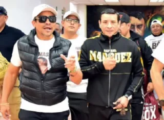 Los excampeones mundiales, los hermanos Juan Manuel (izq.) y Rafael Márquez están a cargo de la delegación de atletas mexicanos.