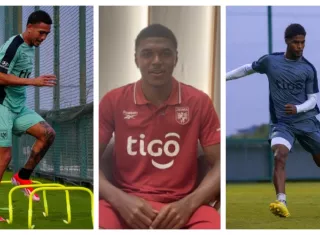Jair Modelo (izq.), Mijahir Jiménez (c) y Giovany Herbert fueron convocados por primera vez a la Selección Mayor de Panamá.