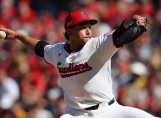El pitcher panameño Daniel Espino.