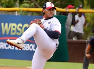 Abel Rodríguez, pitcher ganador.