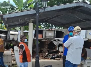 Sismo obliga a entregar restos cremados de cementerios de Veraguas