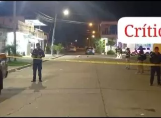 Escena del homicidio ocurrido en la barriada Buena Vista.  (Foto-Video: Alexander Santamanría)