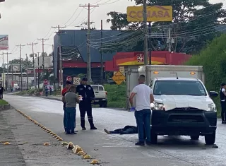 Escena del fatal accidente.  (Foto: Landro Ortiz)