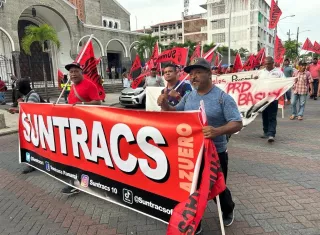 Suntracs, uno de los sindicatos más fuertes del país.