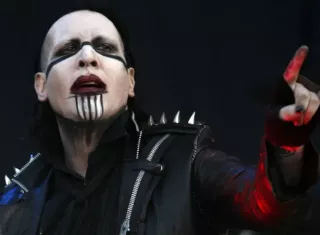 El cantante estadounidense Marilyn Manson. Foto: EFE