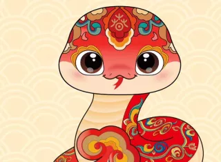 Serpiente de Madera, un año que simboliza sabiduría, flexibilidad, crecimiento y armonía. Foto: Instagram