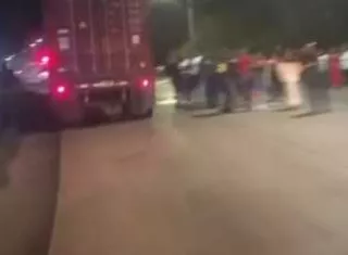 Cierre por residentes de Pacora.