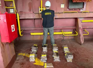 El cargamento iba rumbo a Bélgica. Foto: Cortesía 