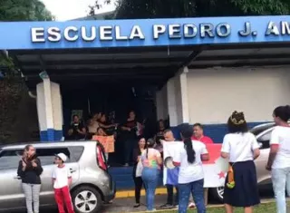 Protesta escolar.