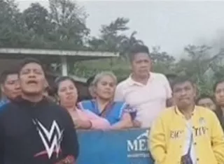 Las autoridades no han podido llegar al área. Captura de video / redes sociales