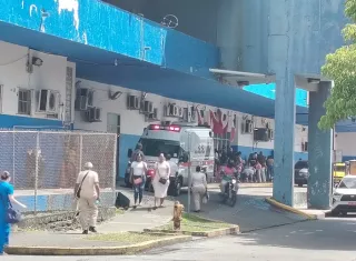 El herido fue trasladado de urgencia al hospital de Colón. Foto: Diómedes Sánchez