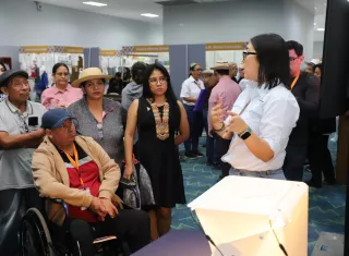 Capacitaciones gratuitas para todo público en la Feria Nacional de Artesanías 2025. Foto: Cortesía