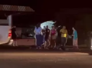 La víctima falleció en la escena del atropello.   /  Captura de video: Chiriquí noticias