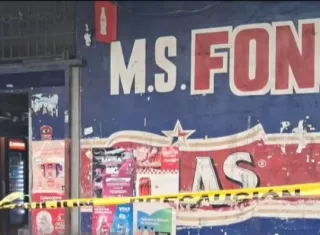 Fachada del minisúper Fong. 