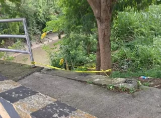 Área en donde fue encontrada la víctima en Curundú.  /  Foto: grupoelite507