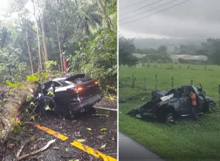 Los accidentes ocurrieron en ciudad capital y la provincia de Chiriquí.  Foto: Redes Sociales