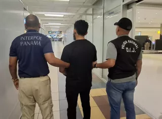 El guatemalteco fue aprehendido en el Aeropuerto Internacional de Tocumen. Foto: PN
