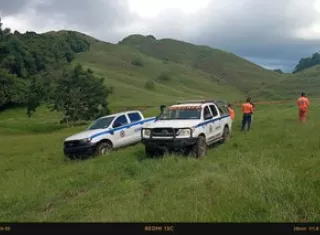 Ubicación del cuerpo del adulto mayor.