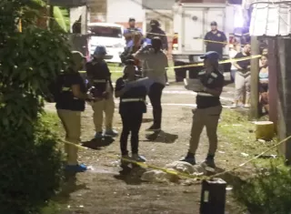 Vistas de la diligencia de levantamirnto del cadáver en Emberá Purú.  /  Foto: Alexander Santamaría