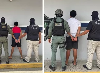 Los sospechosos fueron aprehendidos el sábado en Changuinola.  /  Foto: PN