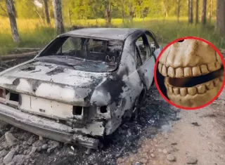 La Dirección de Investigación Judicial (DIJ) ya ubicó a la propietaria del automóvil calcinado.  Fotocomposición: Eric Montenegro / Freepik