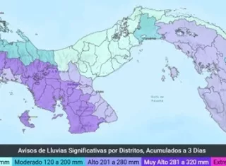 Condiciones climáticas en el país.