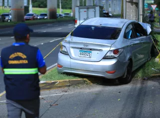Escena del fatal accidente de tránsito.  (Foto-Video: Landro Ortiz)