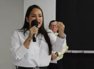 Alcaldesa de Arraiján, Stefany Peñalba.  /  Foto: Eric Montenegro