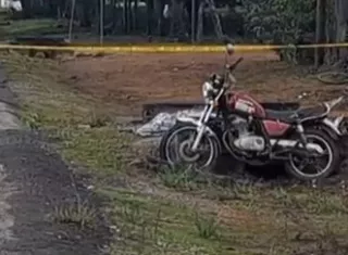 Escena del accidente en Natá, Coclé