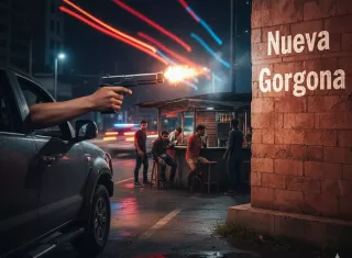 Las dos víctimas sobrevivientes del ataque, un hombre y una mujer, mantienen antecedentes penales, según confirmó la Policía Nacional.  /  Imagen generada con IA; Gemini