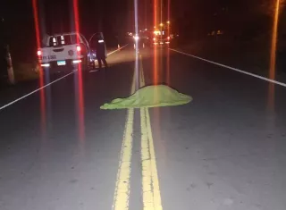 Escena del accidente en Chiriquí.