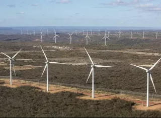 Un complejo eólico en la Amazonía de Brasil. Foto: EFE