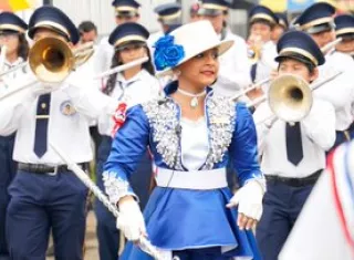 En La Villa de Los Santos.