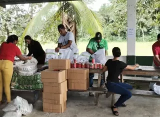 IMA inicia preparativos de bolsas navideñas en Colón. Foto: Cortesía 