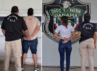 Una de las personas retenidas en este nuevo grupo es una mujer.  /  Fotos: PN