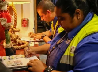 Inspección en locales comerciales.