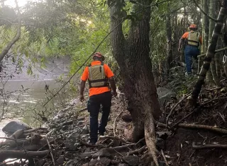 En labores de búsqueda.