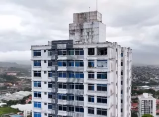 La explosión deja un herido. 