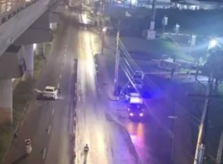 Escena del accidente de tránsito.  (Foto: Tráfico Panamá)