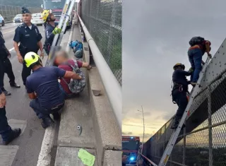Escucharlo fue suficiente para salvarle la vida en el Puente de las Américas